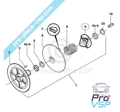 Box-Variator-Nockenwelle