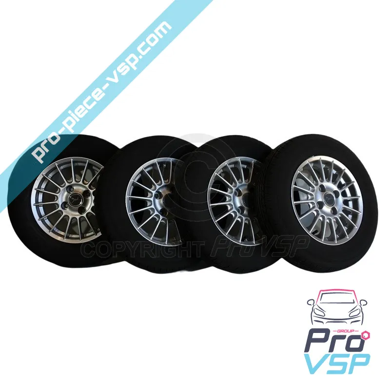 Pack RIMS + käytetyt renkaat 2 p85