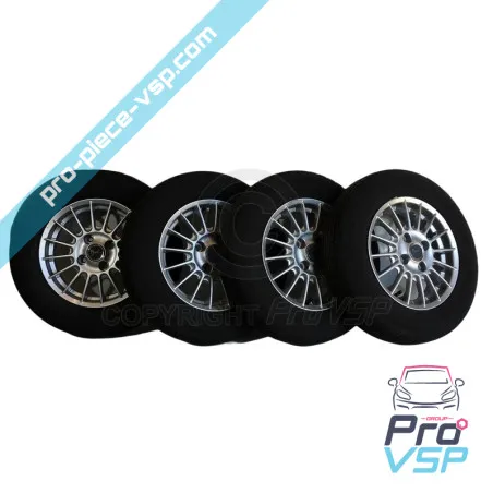 Pack jantes + pneus occasion pour dué 2 p85