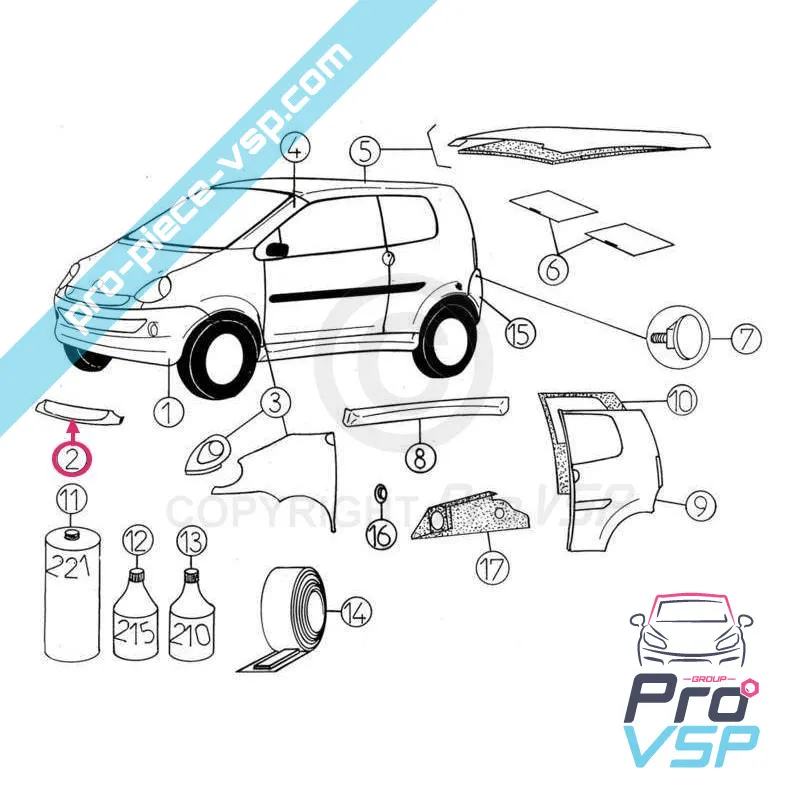 Calandre adaptable en fibre pour aixam 500sl