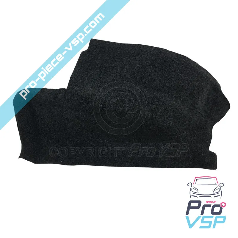 Rear wheel pass carpet left