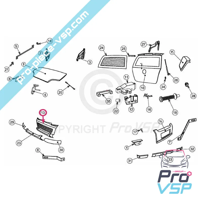 Front-Stoßstange anpassungsfähige Faser für Jdm Abaca Berg