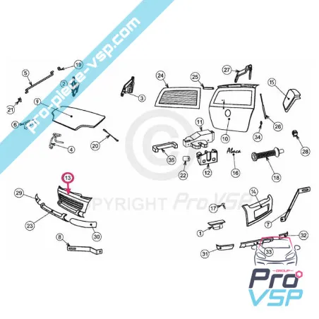 Front-Stoßstange anpassungsfähige Faser für Jdm Abaca Berg