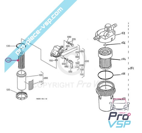 Gasoil filter