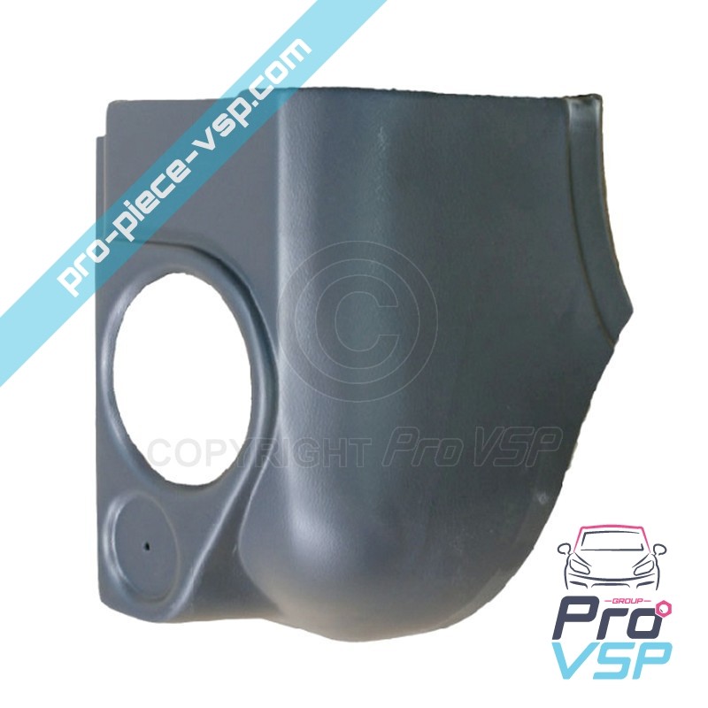 Right rear bumper hoof