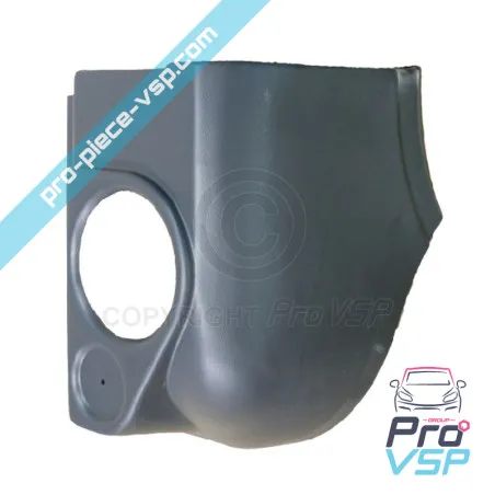 Casco de parachoques trasero derecho