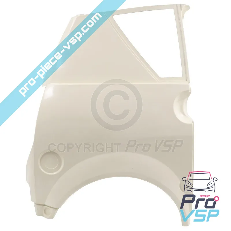 Right rear wing adaptable fiber for Aixam A721