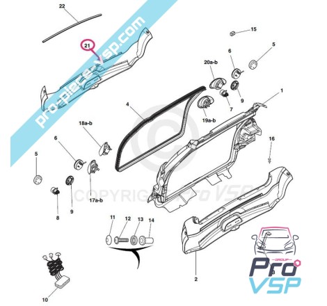 Rear bumper (lower part)
