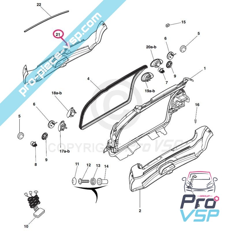 Rear bumper (lower part)