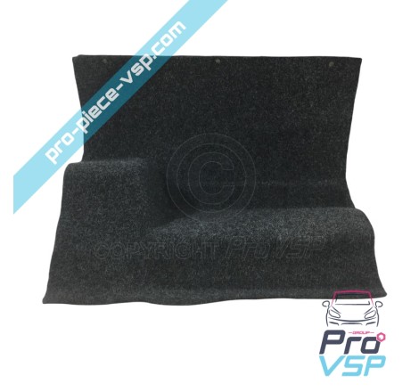 Right rear wheel pass carpet