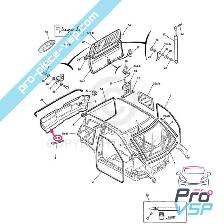 Bakre stötfångaren