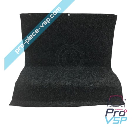 Rear wheel pass carpet left