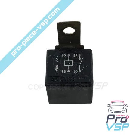 Black Releu 4-PIN pentru Microcar Lyra