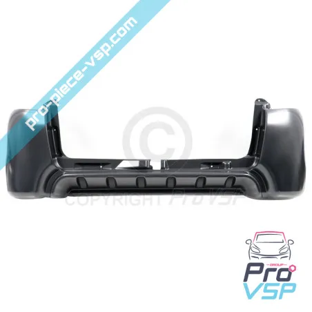 Rear bumper adaptable plastic ABS for Aixam Crossline Impulsion