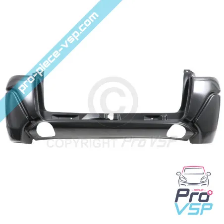 Rear bumper adaptable plastic ABS for Aixam Crossover Impulsion