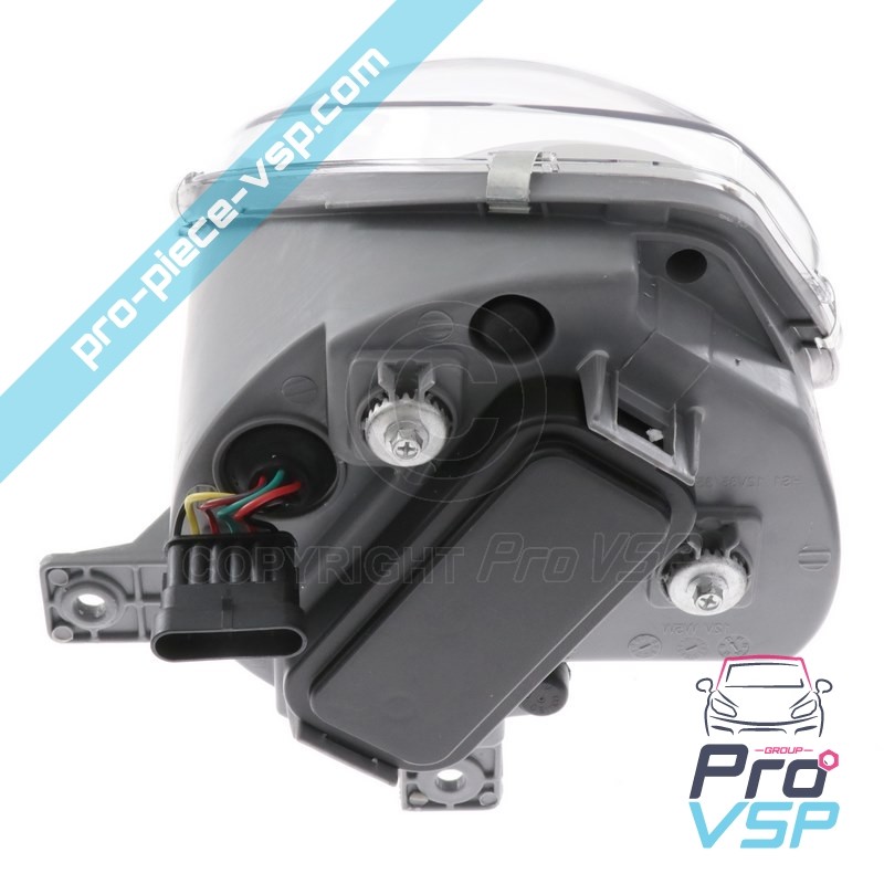Right headlight (chrome bottom)