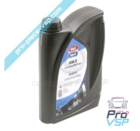 Huile 80W90 Unil Opal 2 L GEAR ZF