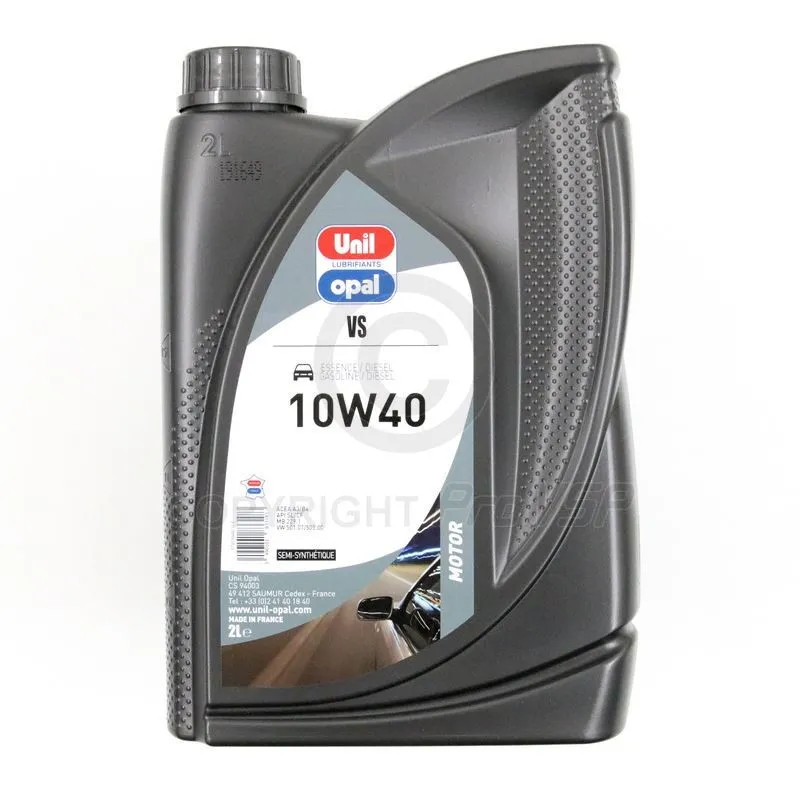 Huile moteur pour voitures sans permis