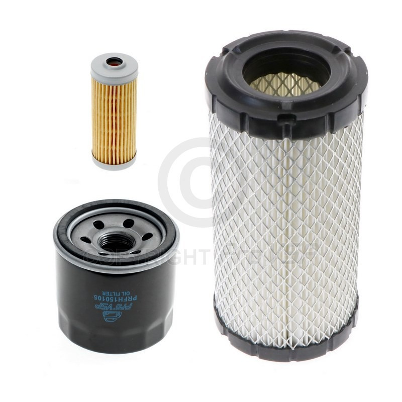 Kit 3 Moottorisuodattimet Yanmar Twin