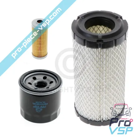 Kit 3 filtres pour moteur Yanmar bicylindre