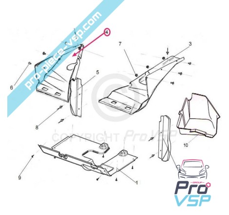 Höger Fram Wing Play Italcar T3