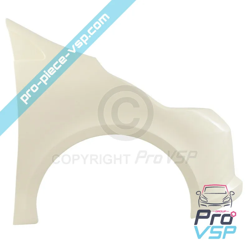 Right front wing adaptable fiber for Jdm Aloes