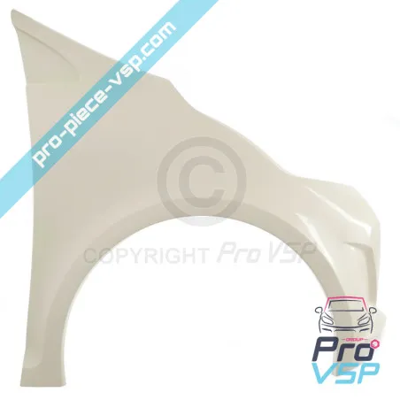 Front wing right tuning adaptable fiber for Jdm Aloes