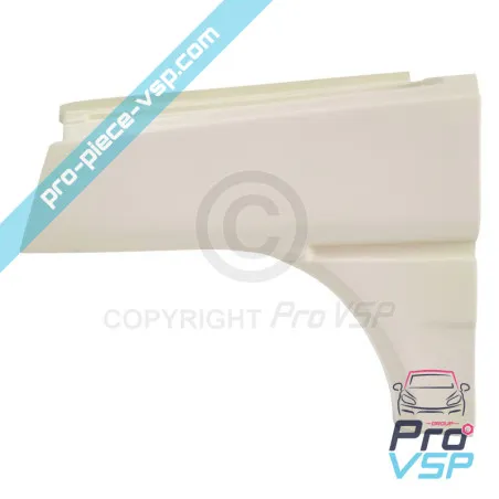 Anpassningsbar vänster framvinge i fibrer för Aixam 325i 400i