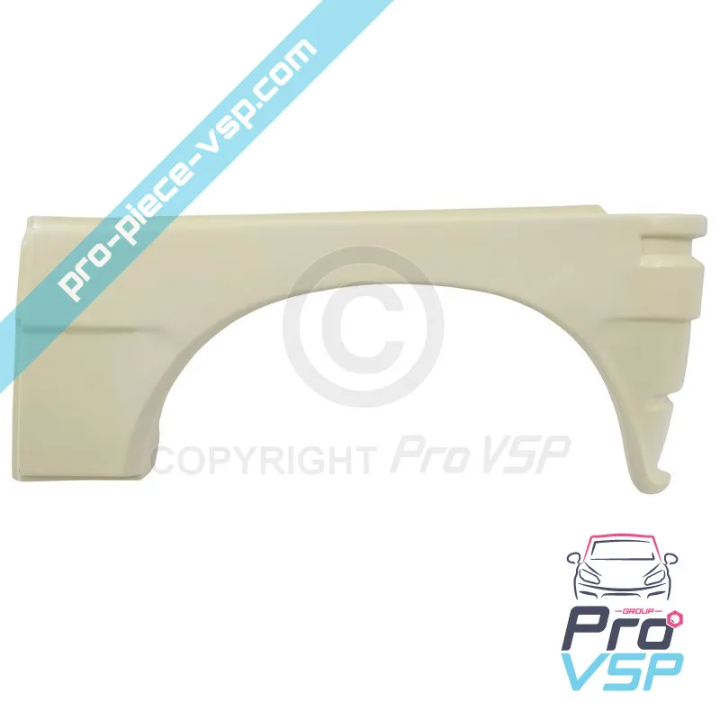 Left rear wing in fiber for aixam 325i 400i