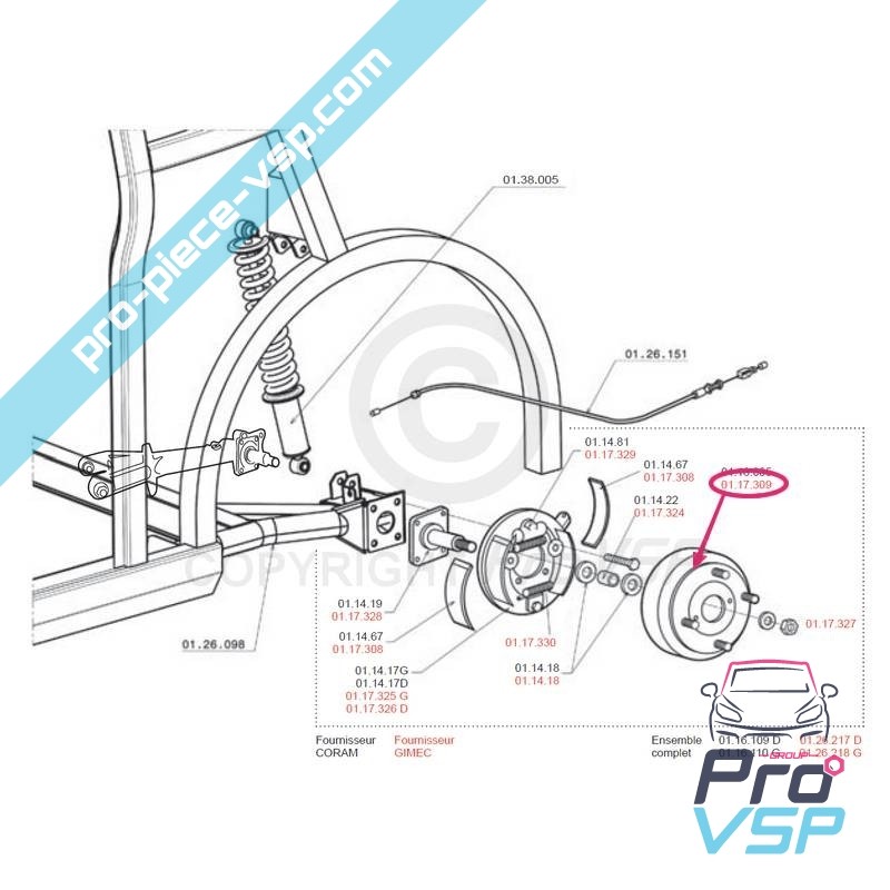 Brake drum ( Gimec )