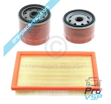 Kit 3 filtros