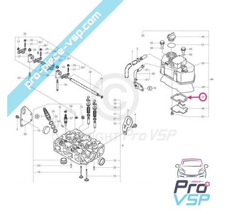 Joint de plaque de retenue pour microcar jdm chatenet bellier avec moteur yanmar