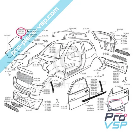 Capucha para chatenet media barooder y speedino