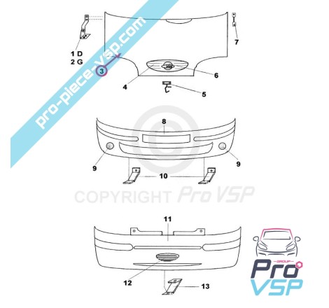 Capot jdm simpa titane 3