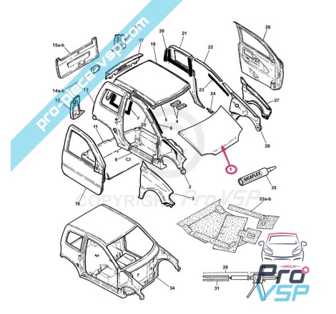 Capot microcar virgo 3