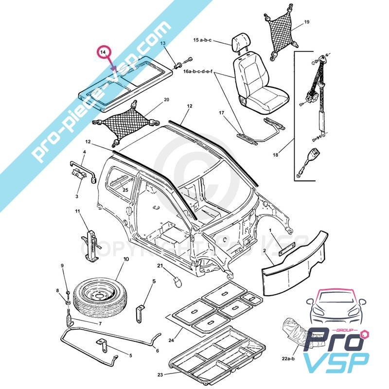 Range posteriore