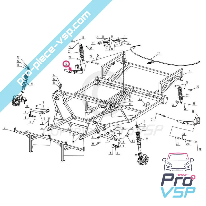 Right rear triangle for bellier jade