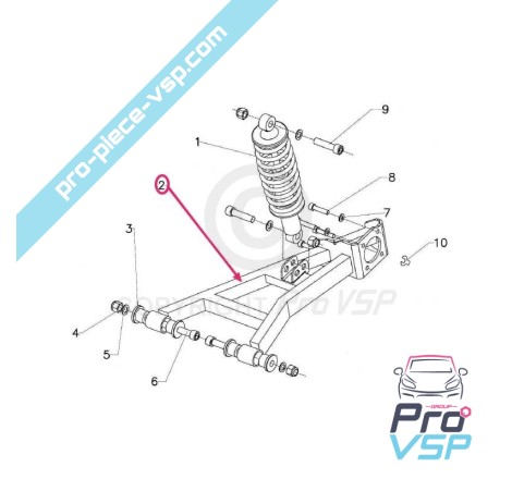 Left rear triangle