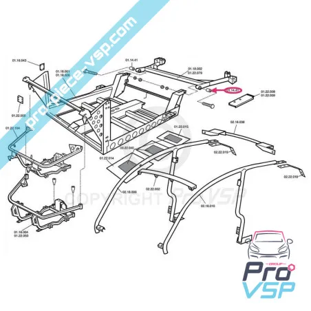 Stille Achsblock für chatenet stella media barooder speedino ch26 ch30 ch32