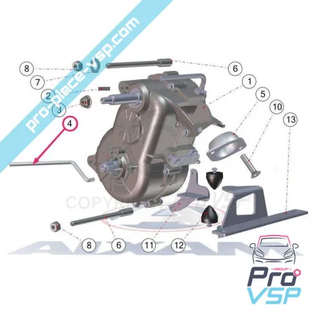 Stick Stem per la cintura per Aixam