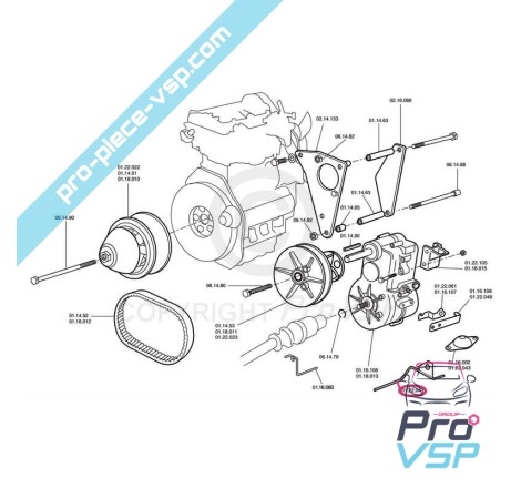 Stick haste para cinto para aixam , Microcar, chatenet