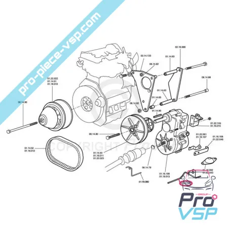 Stick haste para cinto para aixam , Microcar, chatenet