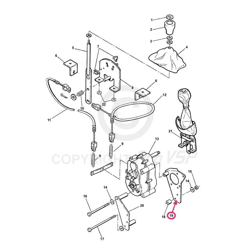 Starter support Engine link / laatikko