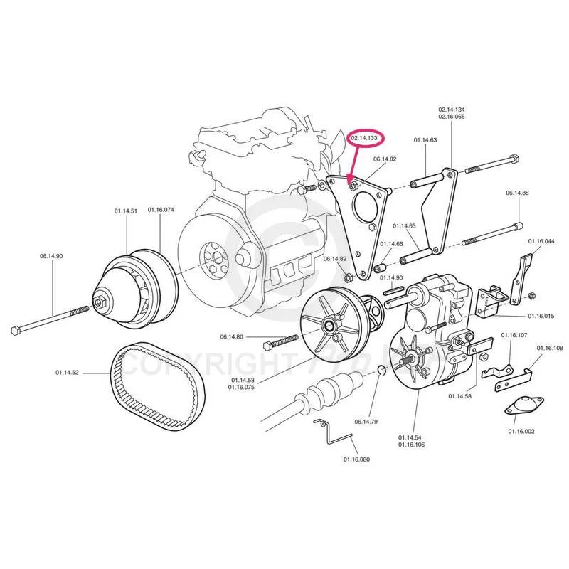 Starter support Engine link / laatikko