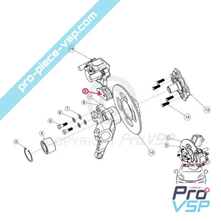 Pastillas de freno delanteras