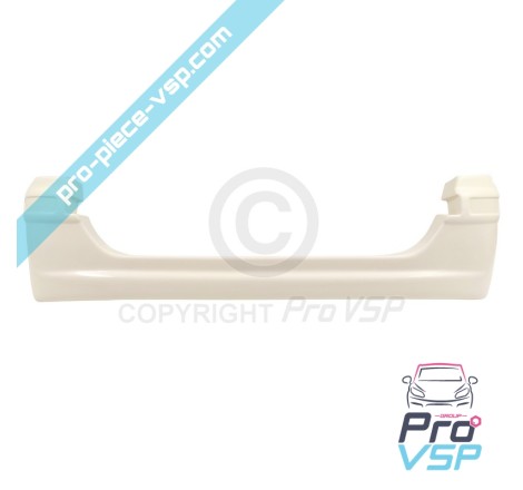 Fibra de pára-choques traseira para microcar virgo 3 pratic Activ