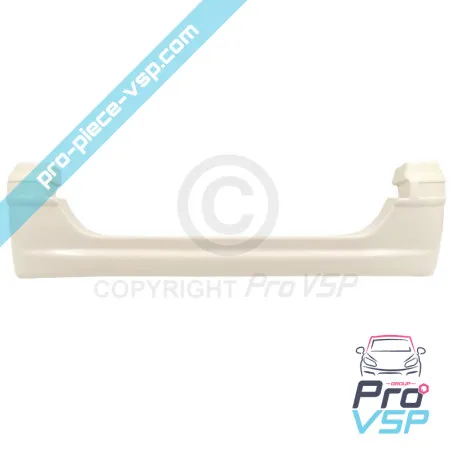 Rear bumper adaptable fiber for Microcar virgo 3 pratic Activ