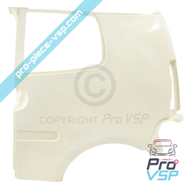 Left rear wing adaptable fiber for Aixam 500evo 500.4 500.5