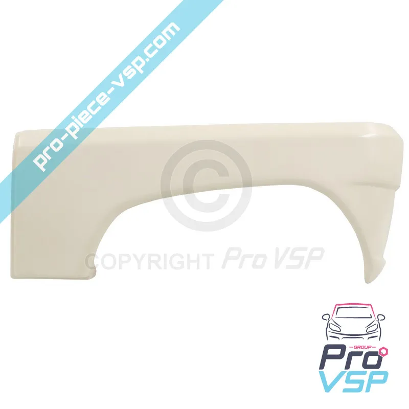 Left rear wing adaptable fiber for Aixam A540