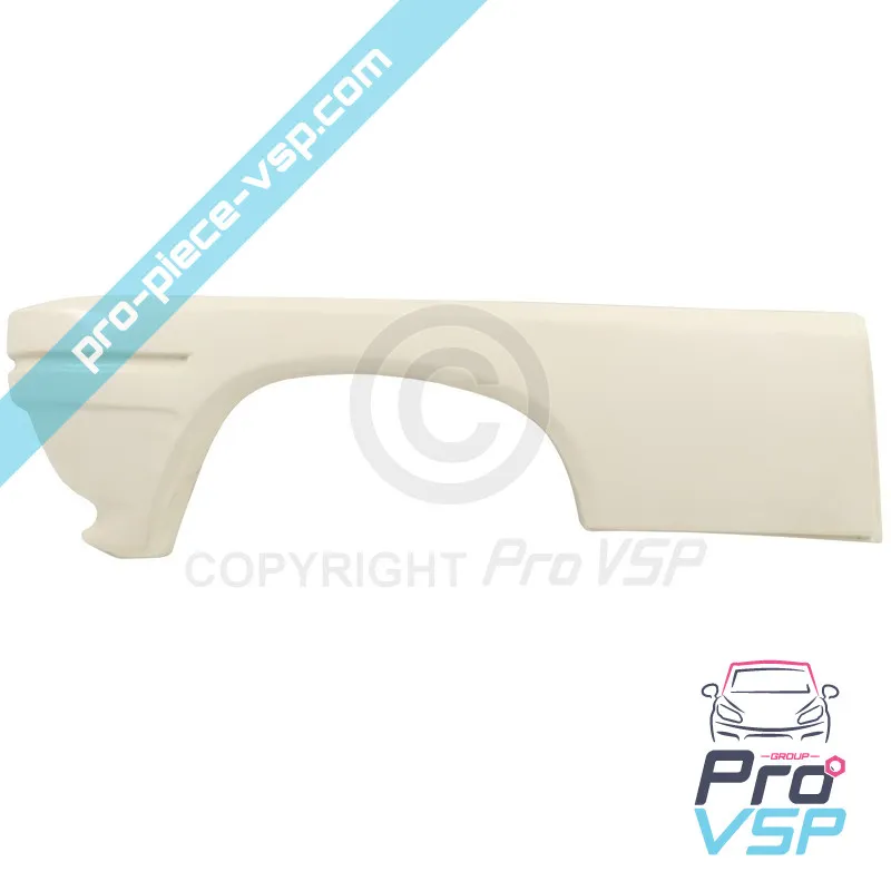 Right rear wing adaptable fiber for Aixam A550